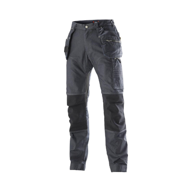 L.Brador Håndverksbukse 1020BP Denim – denimblå, framside