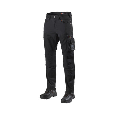 L.Brador Servicebukse 184PB Heavy – sort, framside