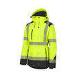 L.Brador Vinterjakke 430P-W Heavy dame – gul, framside