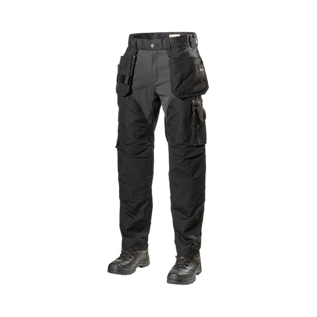 L.Brador Håndverksbukse 1042PB Heavy – sort, framside