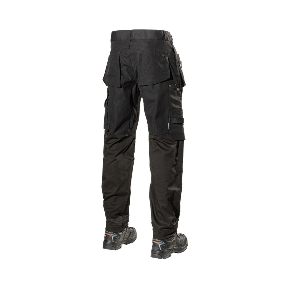 L.Brador Håndverksbukse 1042PB Heavy – sort, bakside