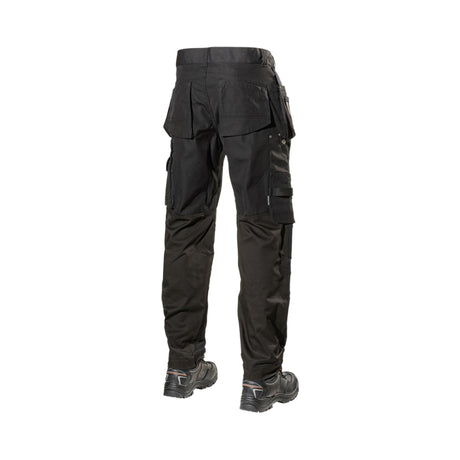 L.Brador Håndverksbukse 1042PB Heavy – sort, bakside