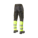 L.Brador Servicebukse 1073PB Aereo – sort/gul, bakside