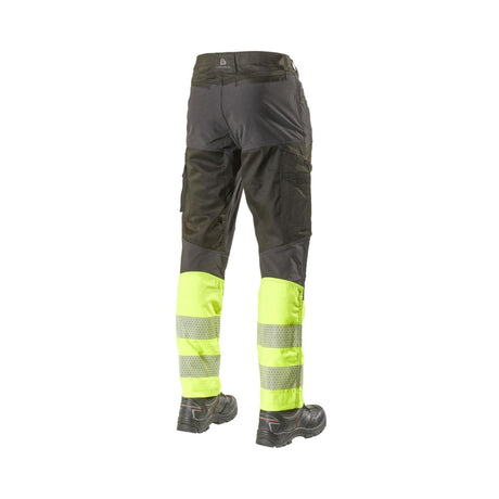 L.Brador Servicebukse 1073PB Aereo – sort/gul, bakside