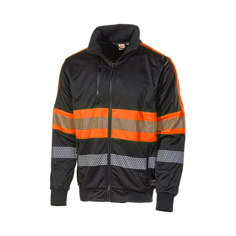 L.Brador Jakke 6112P Aereo – sort/oransje, framside
