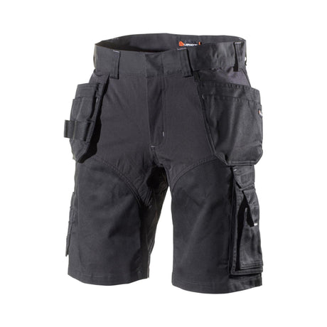 L.Brador Shorts 1844PB Aereo – sort, framside