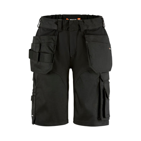 L.Brador Shorts 1844PB Aereo Dame – sort, framside