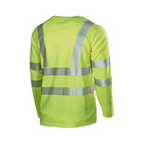L.Brador T-skjorte 411P Aereo – hivis gul, bakside