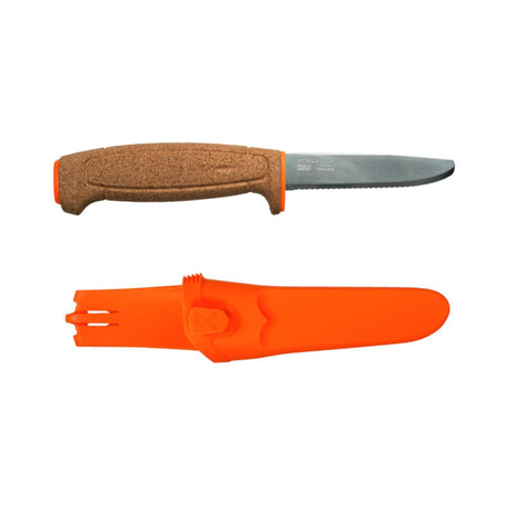 Morakniv flytekniv med korkhåndtak, framside