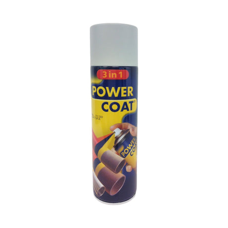 Power Coat 3 in 1 rustbeskyttende maling spray – agatgrå (RAL 7038), framside