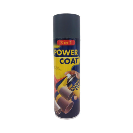 Power Coat 3 in 1 rustbeskyttende maling spray – antracitgrå (RAL 7016), framside