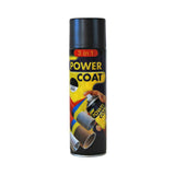 Power Coat 3 in 1 rustbeskyttende maling spray – dyp svart (RAL 9005), framside