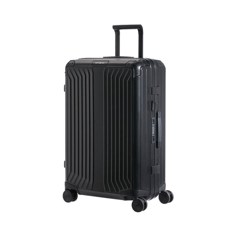 Samsonite Lite-Box Alu koffert med 4 hjul – Sort