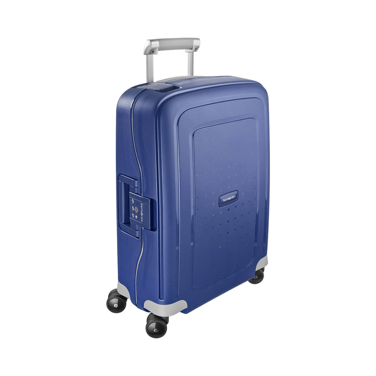 Samsonite S'Cure koffert med 4 hjul – Marineblå
