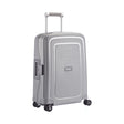 Samsonite S'Cure koffert med 4 hjul – Sølv