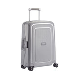 Samsonite S'Cure koffert med 4 hjul – Sølv