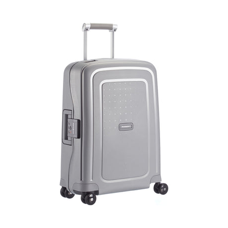 Samsonite S'Cure koffert med 4 hjul – Sølv