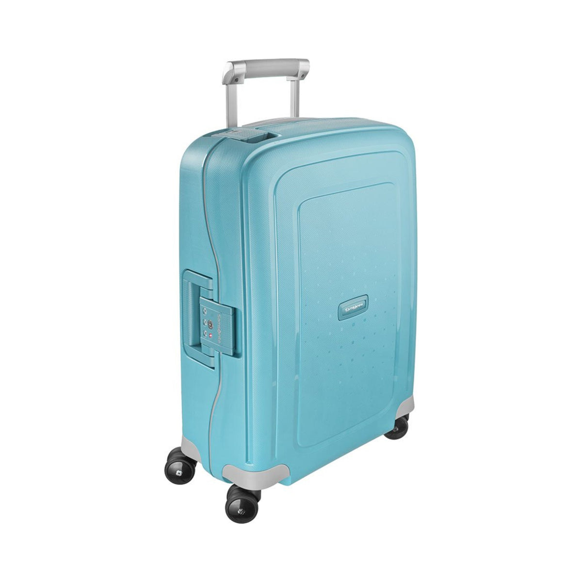 Samsonite S'Cure koffert med 4 hjul – Turkis