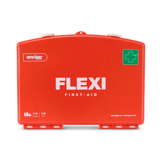 Snøgg Flexi førstehjelpskoffert – oransje, framside