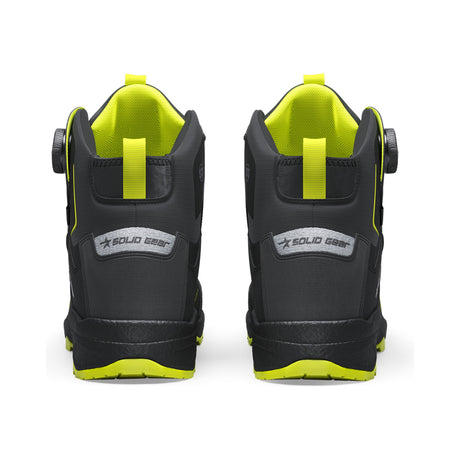 Solid Gear Vapor 3 GTX Mid vernestøvel S7S – sort/lysegrønn, bakside
