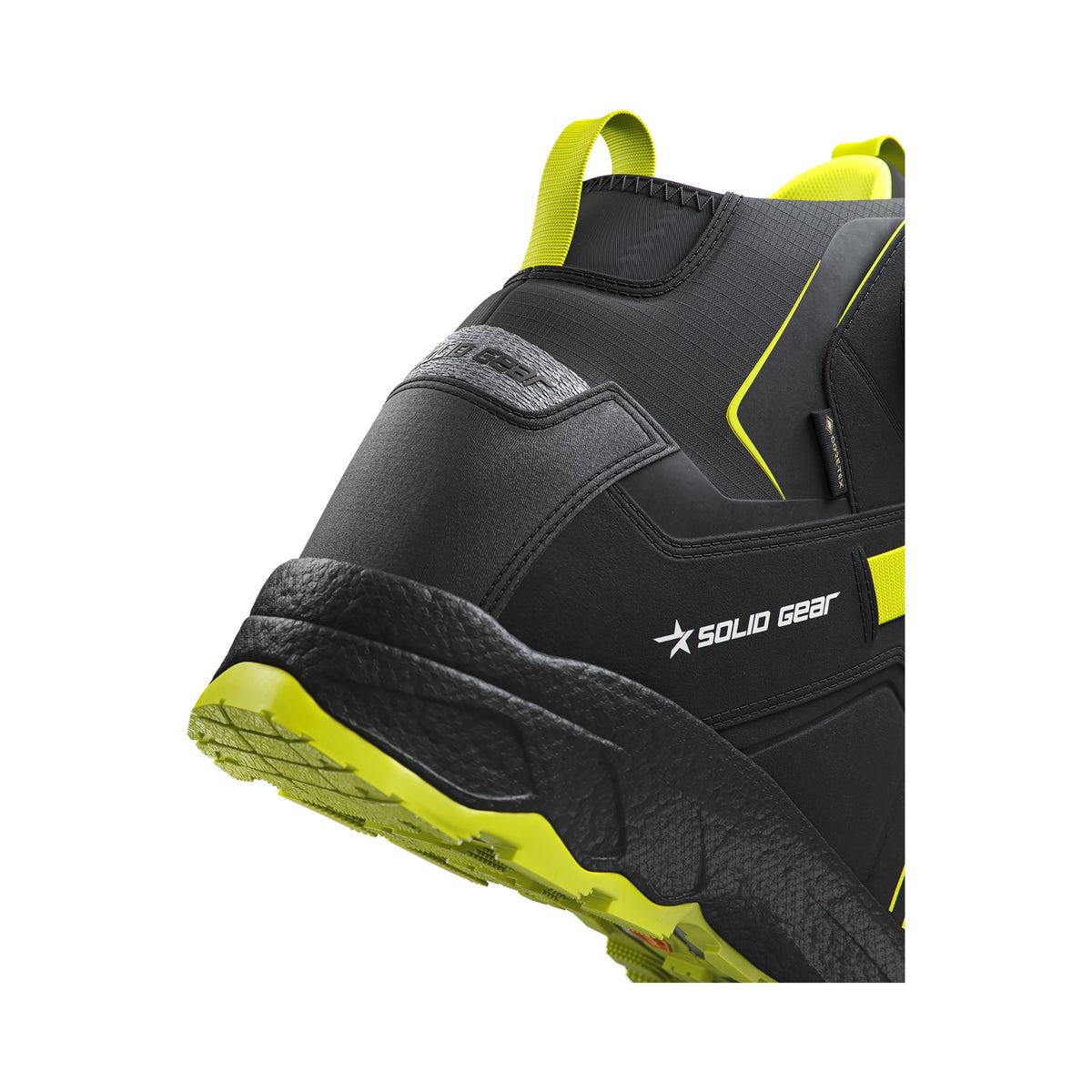 Solid Gear Vapor 3 GTX Mid vernestøvel S7S – sort/lysegrønn, detalj