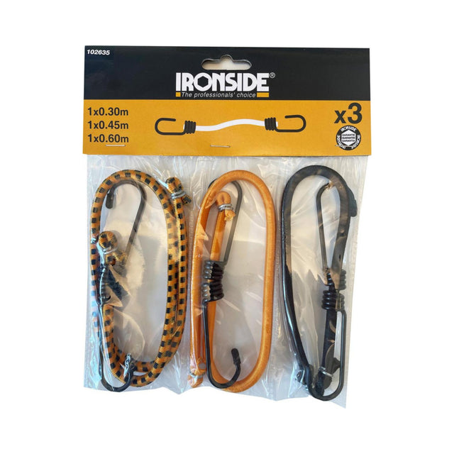 Ironside bagasjestropper 3-pk