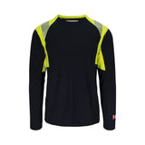 Strakofa Multi Plus trøye – marineblå/hivis gul, framside