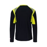 Strakofa Multi Plus trøye – marineblå/hivis gul, bakside