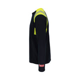Strakofa Multi Plus trøye – marineblå/hivis gul, detalj