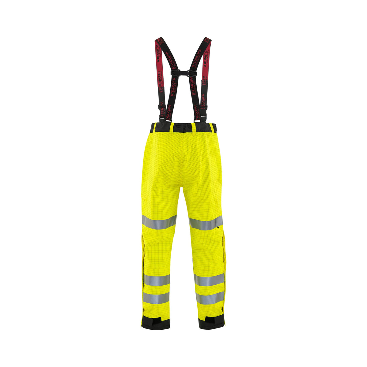 Strakofa Tor multinorm skallbukse kl. 2 – hivis gul/sort, bakside