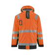 Strakofa Tor multinorm skalljakke kl. 3 – hivis oransje/sort, framside