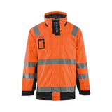 Strakofa Tor multinorm skalljakke kl. 3 – hivis oransje/sort, detalj