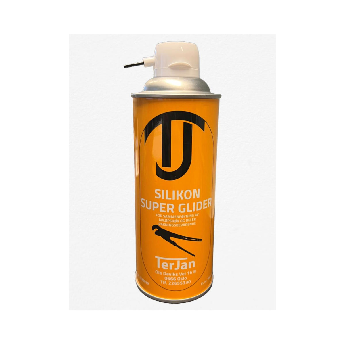 Terjan Superglider silikonspray, framside