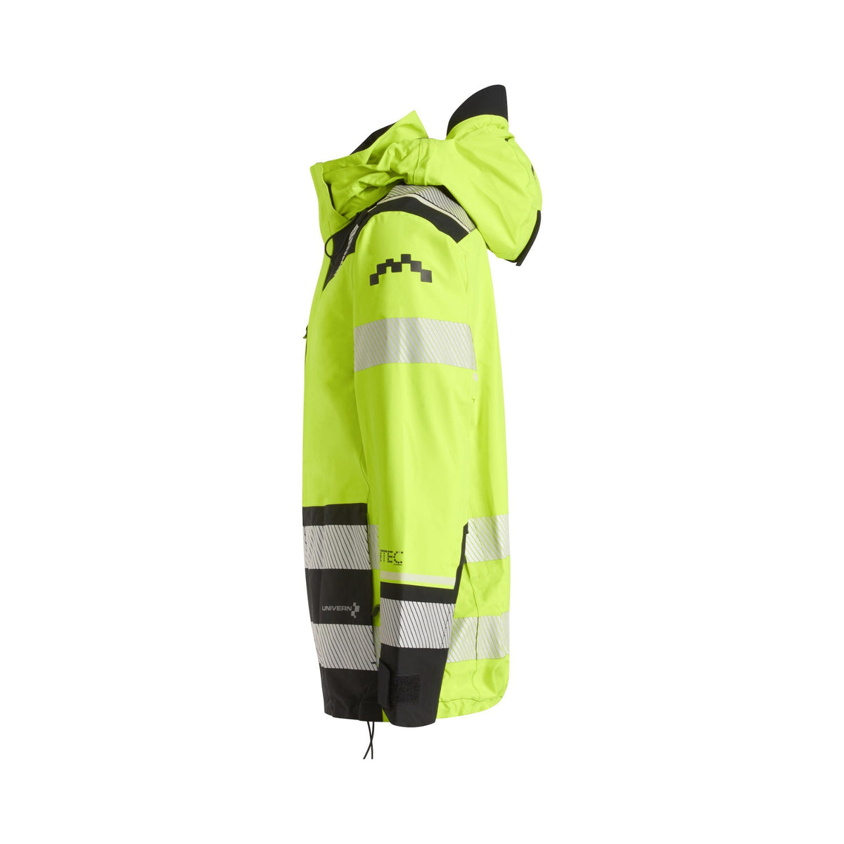 Univern Protec XTRM 87295 3-lags skalljakke, kl. 3 – Gul/sort