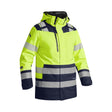 Univern Protec 87324 parkas 2-i-1, kl. 3 – Gul/marineblå
