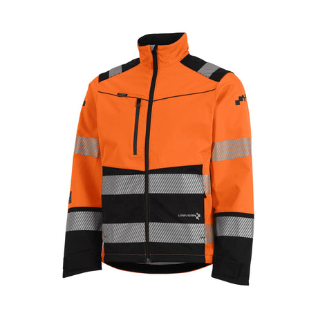 Univern Protec 98124 varsel softshelljakke, kl. 2/3 – Oransje/sort