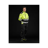 Univern Protec 98124 varsel softshelljakke, kl. 2/3 – Gul/sort