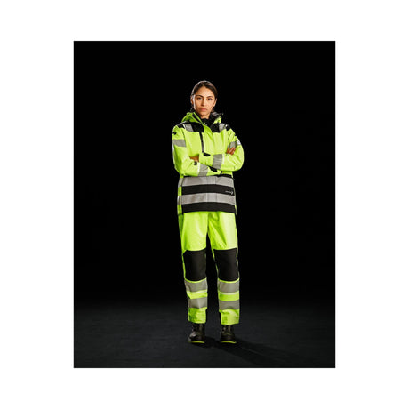 Univern Protec 87345 skallbukse dame, kl. 2 – Gul/sort