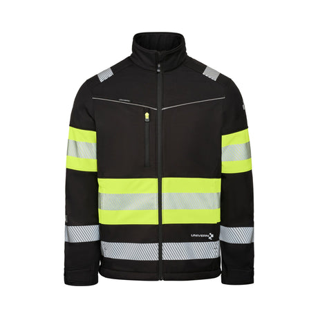 Univern Protec 98130 softshelljakke, kl. 1 – Sort/gul