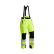 Univern Protec 87345 skallbukse dame, kl. 2 – Gul/sort