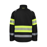 Univern Protec 98130 softshelljakke, kl. 1 – Sort/gul
