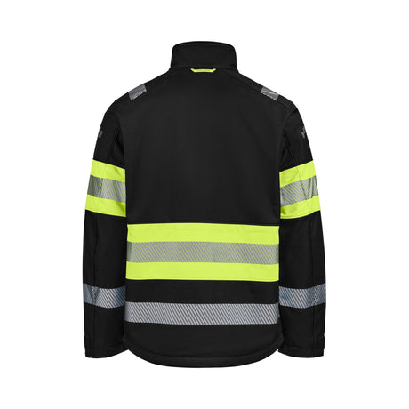 Univern Protec 98130 softshelljakke, kl. 1 – Sort/gul